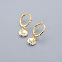Geometric High-grade Palace Style Retro And Fashion All-matching Earrings