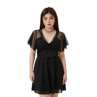 Women's Plus-Size Slimming Modest One-Piece Swimsuit