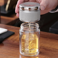 Unisex Portable High-end Transparent Water Bottle