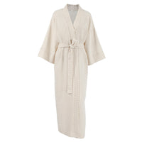 Pure Cotton Pajamas Printed And Breathable Nightgowns And Bathrobes Cross-border Cotton Silk Loungewear