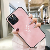 Painted Tempered Glass Phone Case