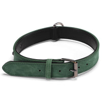 Pet Microfiber Leather Engraved Adjustable Anti-lost Collar