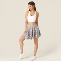 High-waisted Printed Plaid No-Slip Short Skirt For Women