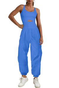 Women's Sleeveless Sports Suit Jumpsuit