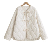 European And American-style Fashionable Cotton Coat For Women With A Heart-shaped Pattern