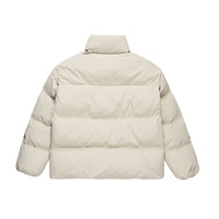 Men's Solid Color Plaid Cotton Coat