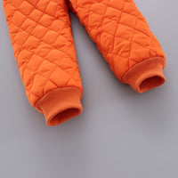 Diamond Check Cotton Bib Pants