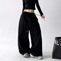 Women's High-waisted Figure-flattering Loose-fitting Casual Pants