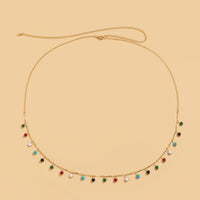 Single Layer Tassel Metal Women's Body Chain