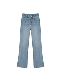 Women's Blue Jeans Autumn Slimming Mop