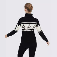 American Autumn And Winter New Slim Fit XINGX Printed Turtleneck Sweater
