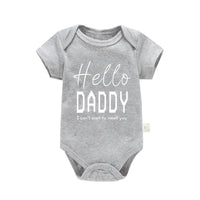 Pure Cotton Baby Triangle Rompers Short Sleeve