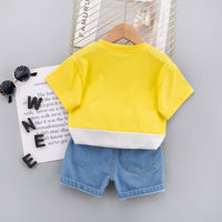 Children's Suit Dinosaur Letter Printing