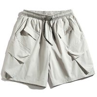 Three-dimensional Pocket Loose Casual Fifth Pants