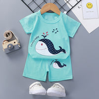 Children's Short Sleeve Shorts Suit
