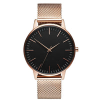 Casual Ultra-thin Fashion Quartz Watch With A Metal Mesh Band
