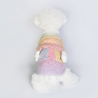 Gradient Colorful Cardigan Tie-Dye Sweater