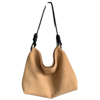 Luxury Vintage Suede Leather Large-Capacity Shoulder Bag