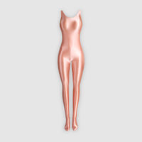 Personalized Stretch Glossy Tights Jumpsuit Women