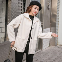 New Korean Casual Fur Coat With Thickened Velvet And Warmth