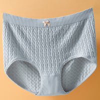 Women's Cotton High Waist Belly-contracting Antibacterial Crotch Lace Underwear