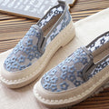 Fairy-style Lace Breathable Floral Fisherman Shoes For Women