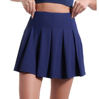 Aerobics High Waist Anti-exposure Running Quick-drying Fitness Yoga Exercise Pleated Tennis Skirt
