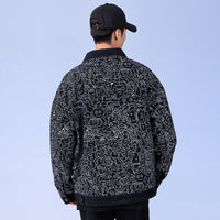 Men's Plus Size Denim Jacket Full Of Trendy Brands