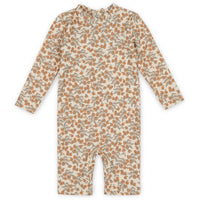 Girls' Sunscreen Long Sleeve Split Sling Swimsuit
