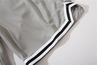 Brand Letter Embroidery Stitching Casual Shorts