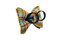 Green Plaid Plain Pet Collar