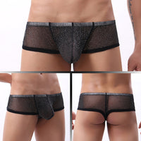 Breathable Mesh Low Waist Men's Underwear