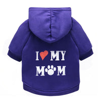 Dog Clothes Fleece Printed Mummy Pet Sweater