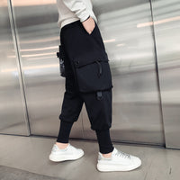 Men's Hong Kong-style Slim-fit Multi-pocket Work Pants