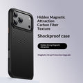 Carbon Fiber Phone Case With A Skin-like Magnetic Attachment