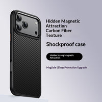 Carbon Fiber Phone Case With A Skin-like Magnetic Attachment