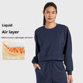 Soft Glutinous Liquid Air Layer Leisure Sports Sweater
