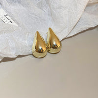 Vintage Flower Tassel Metallic Stud Earrings, Luxury Elegant Ear Jewelry