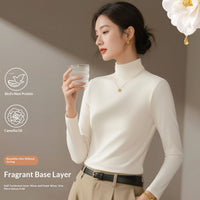 Lightweight Slim-fit Warm Mock-neck Base Layer