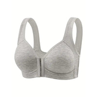 Front Button Underwear Large Size Push Up European And American Bra