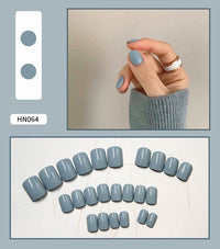 Nail Art Finished Fake Nail Scrub Nail Patch Wearable