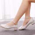 Lace Bridal Shoes Pregnant Women