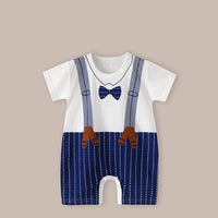 Thin Women's Short Sleeve Newborn Baby Child Jumpsuit Romper