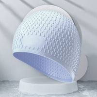 Fashion Silicone Water Drop Swimming Cap