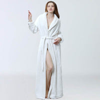Dressing Gown Women Winter Warm Bathrobe Pajamas
