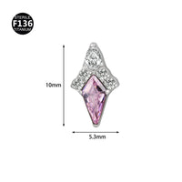 Versatile Minimalist Kite-shaped Rhombus Earring Studs