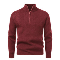 Autumn And Winter Men's Half-zip Pullover Sweater