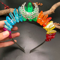 Natural Crystal Crown Hair Band