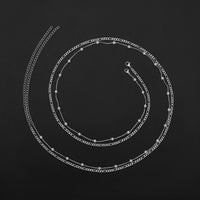 Popular Ornament Simple Transparent Rhinestone Waist Chain