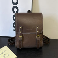 Simple Western-style High-quality Large-capacity Commuter And Street-ready Backpack